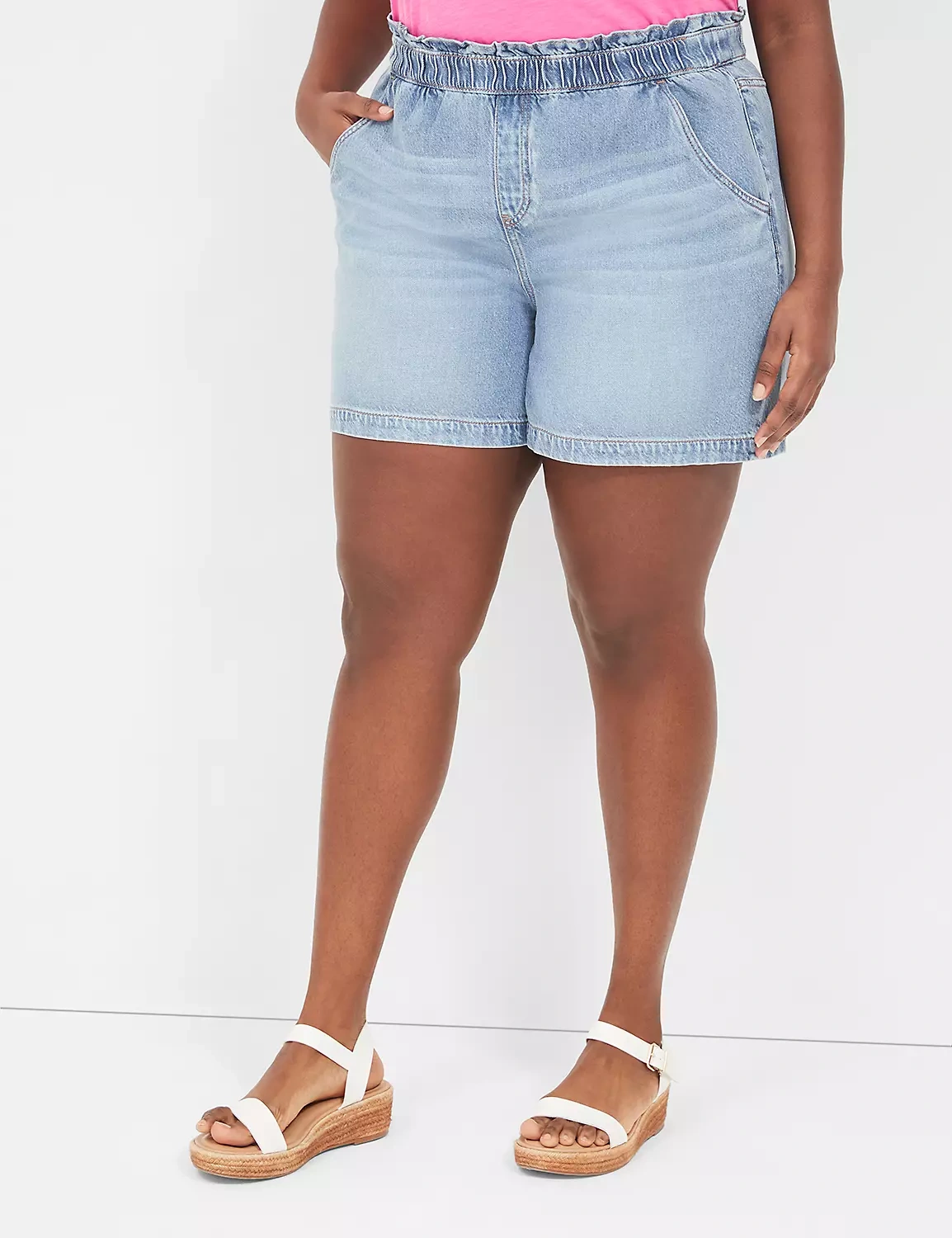 Pull-On Fit Flirty Jean Short